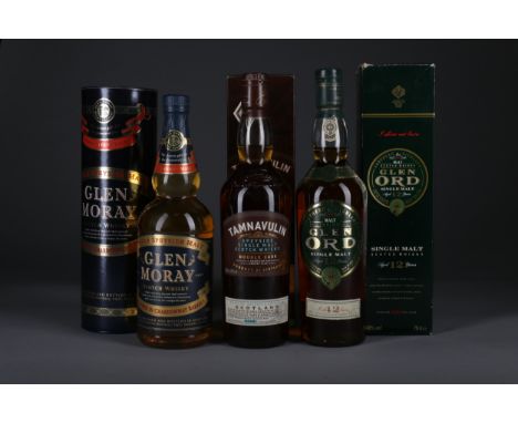 GLEN ORD AGED 12 YEARS Single Malt Scotch Whisky 70cl, 40% volume, in carton. TAMNAVULIN DOUBLE CASK Single Malt Scotch Whisk