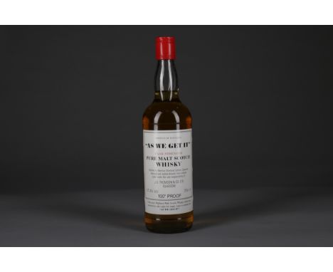 ABERLOUR-GLENLIVET AS WE GET IT Single Malt Scotch Whisky 70cl, 57.3% volume.