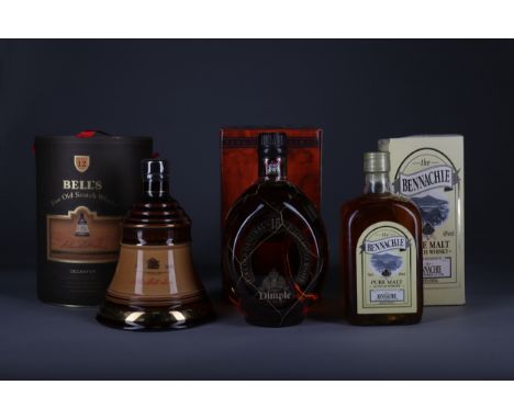 BENNACHIE Blended Malt Scotch Whisky 70cl, 40% volume, in carton. DIMPLE 15 YEARS OLD - ONE LITRE Blended Scotch Whisky One l