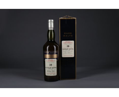 GLENURY ROYAL 1970 RARE MALTS AGED 28 YEARS Single Malt Scotch Whisky Bottled October 1998, bottle no. 840. 75cl, 58.4% volum