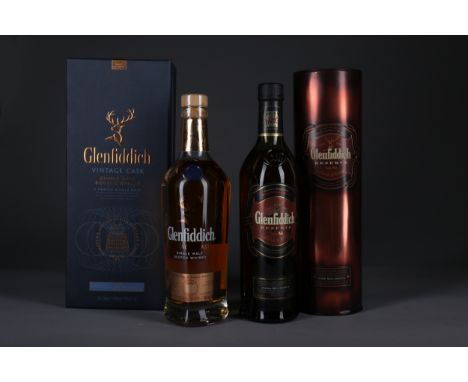 GLENFIDDICH 1984 RESERVE Single Malt Scotch Whisky 70cl, 40% volume, in tin. GLENFIDDICH VINTAGE CASK SOLERA VAT NO. 3 Single