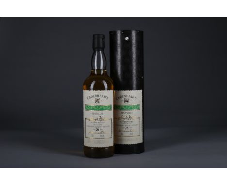 CONVALMORE-GLENLIVET CADENHEADS AGED 26 YEARS Single Malt Scotch Whisky Matured in sherry wood. 70cl, 46% volume, in tube.