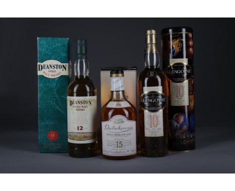 DEANSTON 12 YEARS OLD Single Malt Scotch Whisky 70cl, 40% volume, in carton. GLENGOYNE 10 YEARS OLD Single Malt Scotch Whisky