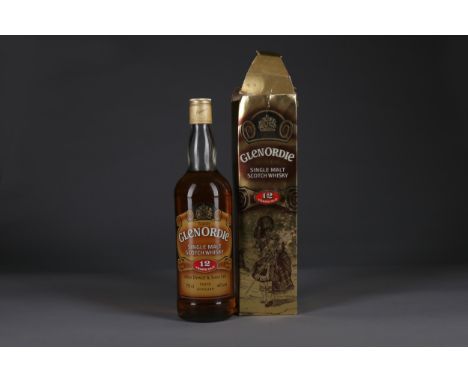 GLENORDIE 12 YEARS OLD Single Malt Scotch Whisky 75cl, 40% volume, in carton.