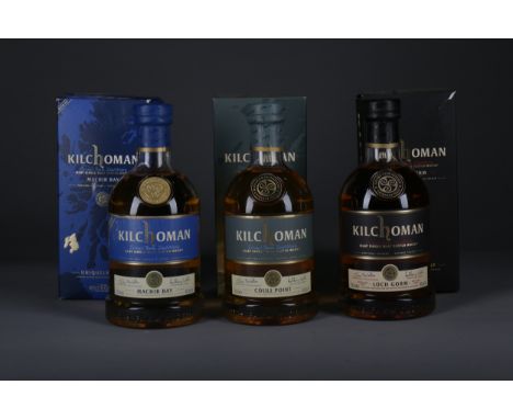 KILCHOMAN MACHIR BAY 2013 Single Malt Scotch Whisky 70cl, 46% volume, in carton. KILCHOMAN 2009 LOCH GORM Single Malt Scotch 