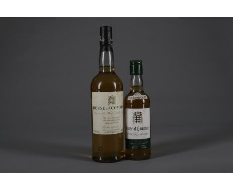 HOUSE OF COMMONS AGED 8 YEARS Blended Malt Scotch Whisky 70cl, 40% volume. HOUSE OF COMMONS 12 YEARS OLD - 35CL Blended Scotc