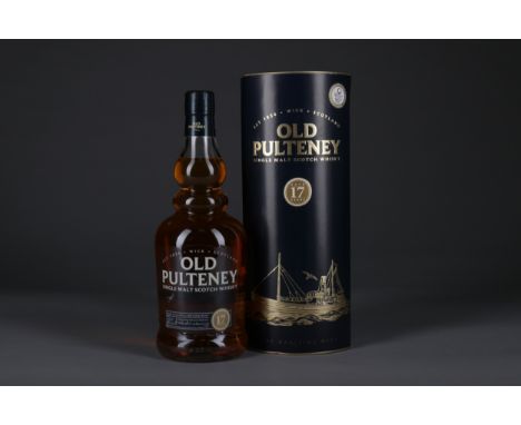 OLD PULTENEY AGED 17 YEARS Single Malt Scotch Whisky 70cl, 46% volume, in tube.