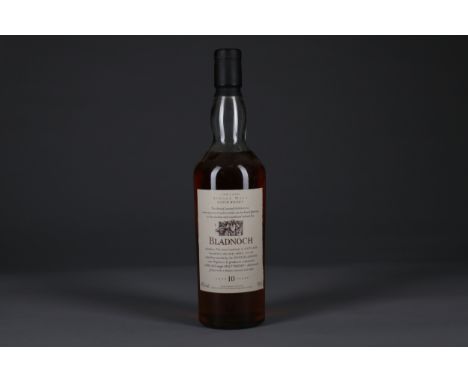 BLADNOCH AGED 10 YEARS FLORA &amp; FAUNA Single Malt Scotch Whisky 70cl, 43% volume.