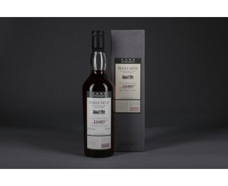 DAILUAINE 1980 FLORA &amp; FAUNA CASK STRENGTH Single Malt Scotch Whisky Bottled 1997, bottle no. 2064. 70cl, 63% volume, in 