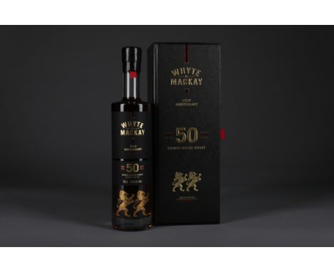 WHYTE &amp; MACKAY 175TH ANNIVERSARY 50 YEARS OLD - 50CL Blended Scotch Whisky Filled to cask 16 June 1966, matured in bourbo