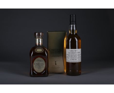 AUCHROISK 1997 CARN MOR AGED 15 YEARS Single Malt Scotch Whisky Matured in sherry butts. 70cl, 46% volume. CARDHU GOLD RESERV