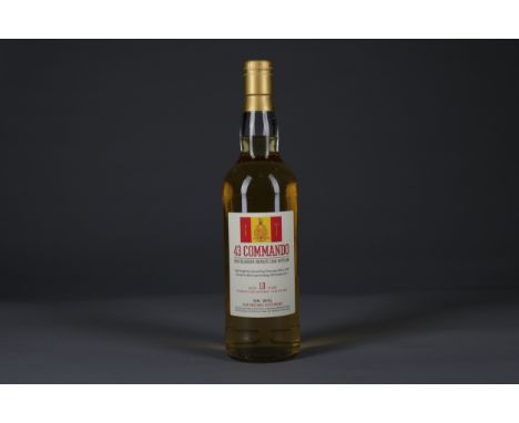 BRUICHLADDICH 43 COMMANDO PRIVATE CASK AGED 10 YEARS Single Malt Scotch Whisky Matured in bourbon cask no. 842, bottled for t