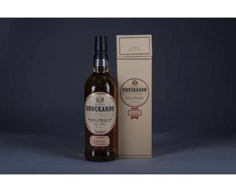 KNOCKANDO 1978 Single Malt Scotch Whisky Bottled 1993. 750ml, 43% volume, in carton.