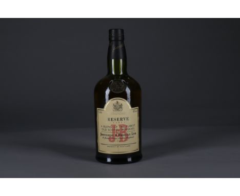 J&amp;B RESERVE 15 YEARS OLD Blended Scotch Whisky 75cl, 43% volume.