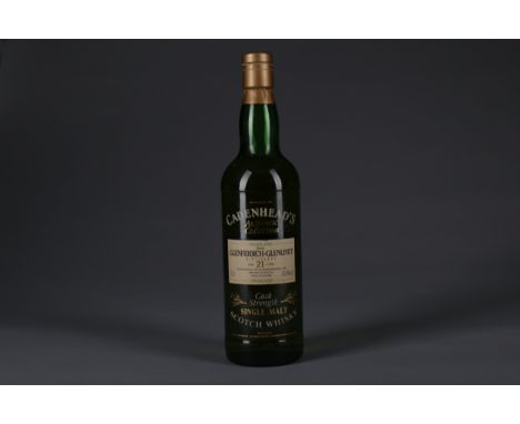 GLENFIDDICH-GLENLIVET 1973 CADENHEAD'S AGED 21 YEARS Single Malt Scotch Whisky Bottled November 1994. 70cl, 54.9% volume.