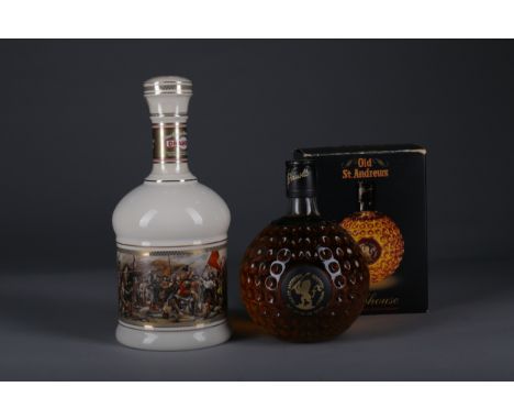 DRAMBUIE DECANTER Scotch Whisky Liqueur 750ml, 40% volume. OLD ST ANDREWS Blended Scotch Whisky 700ml, 40% volume, in carton.