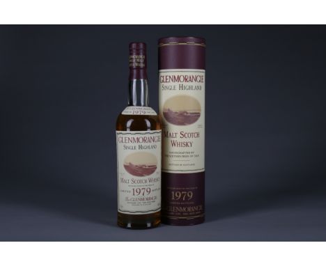 GLENMORANGIE 1979 Single Malt Scotch Whisky Bottled 1995. 70cl, 40% volume, in tube.