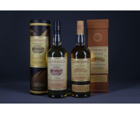 GLENMORANGIE CELLAR 13 - ONE LITRE Single Malt Scotch Whisky One litre, 43% volume, in box. GLENMORANGIE WAREHOUSE 3 RESERVE 