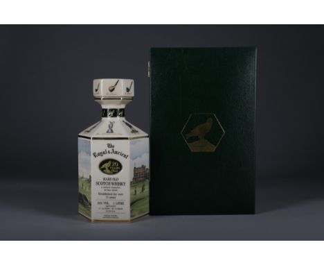 THE ROYAL &amp; ANCIENT 20 YEARS OLD DECANTER - ONE LITRE Blended Scotch Whisky One litre, 43% volume, in box.