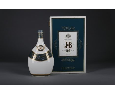 J&amp;B 20 YEARS OLD Blended Scotch Whisky 75cl, 43% volume, in box with stopper.