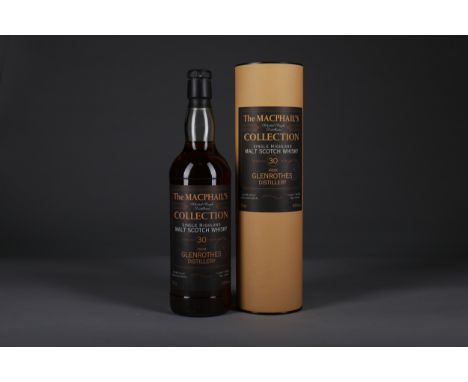GLENROTHES MACPHAIL'S COLLECTION AGED 30 YEARS Single Malt Scotch Whisky 70cl, 43% volume, in tube.