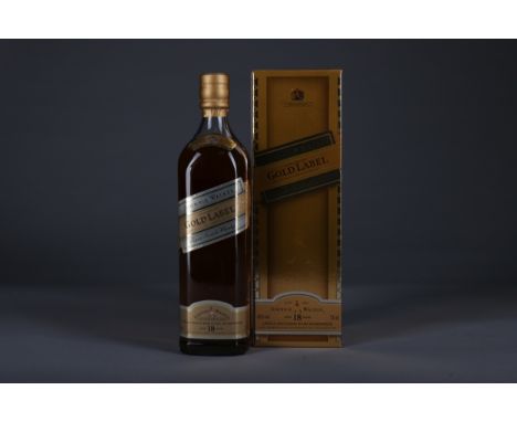 JOHNNIE WALKER GOLD LABEL AGED 18 YEARS Blended Scotch Whisky 75cl, 43% volume, in carton.