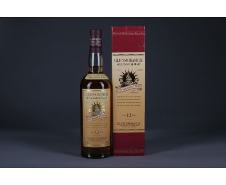 GLENMORANGIE MILLENNIUM MALT AGED 12 YEARS Single Malt Scotch Whisky 70cl, 40% volume, in carton