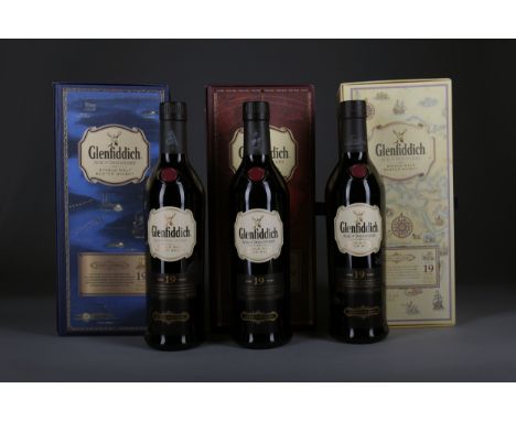 GLENFIDDICH AGE OF DISCOVERY BOURBON CASK AGED 19 YEARS Single Malt Scotch Whisky 70cl, 40% volume, in box. GLENFIDDICH AGE O