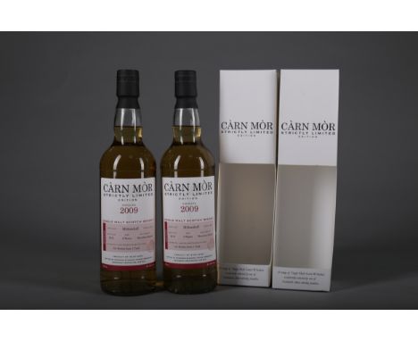 MILTONDUFF 2009 CARN MOR AGED 9 YEARS (2) Single Malt Scotch Whisky Matured in a bourbon barrel, bottled 2019, one of 241 bot
