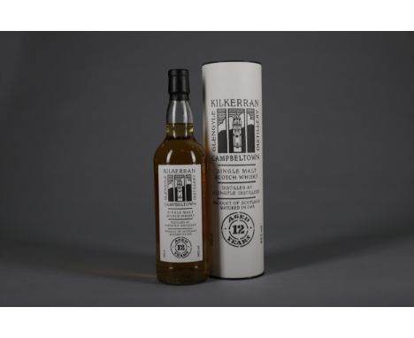 KILKERRAN AGED 12 YEARS Single Malt Scotch Whisky 70cl, 46% volume, in tube.