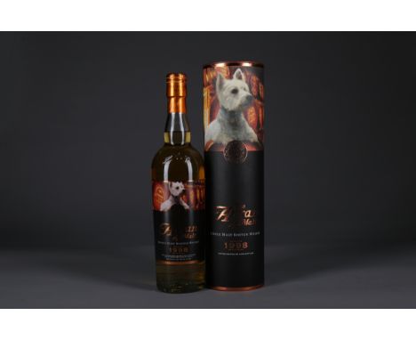 ARRAN 1998 'THE WESTIE' Single Malt Scotch Whisky Bottled 2011, one of 6,000 bottles. 700ml, 46% volume, in tube.