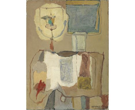 Philippe Hosiasson (Ukrainian, 1898-1978)Portrait composition signed 'Hossiasson/ 48' (lower right); further signed and dated