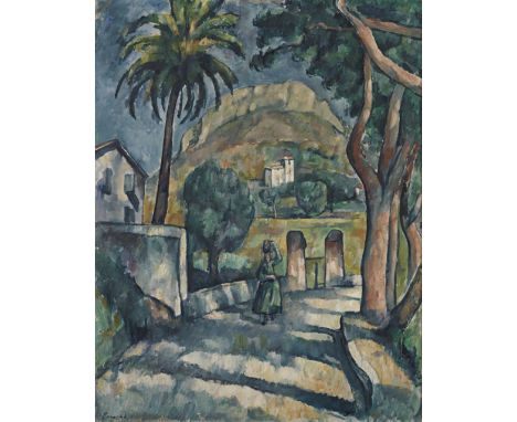 Romain Kramsztyk (Polish, 1885-1942)La Montagne Sainte-Victoire signed 'Kramsztyk.' (lower left)oil on canvas93 x 73cm (36 5/