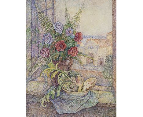 Marevna (Maria Vorobieff) (Russian, 1892-1984)Bouquets de fleurs et artichauts signed 'Marevna' (lower right)oil on canvas92 