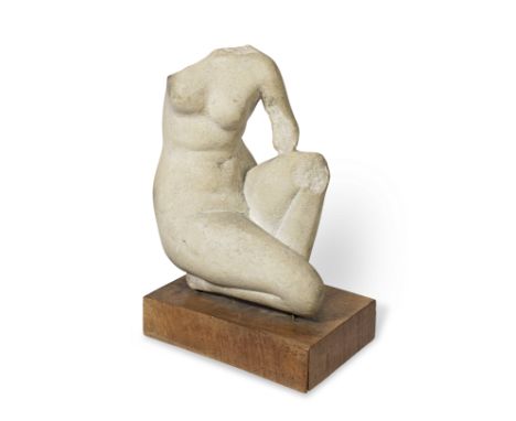 Léon Indenbaum (Russian, 1890-1981)Venus marble32 x 22 x 13cm (12 5/8 x 8 11/16 x 5in)Footnotes:Léon Indenbaum studied at the