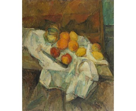 Michel Kikoïne (Belarusian, 1892-1968)Nature morte indistinctly signed 'Kikoine' (lower right)oil on canvas73 x 60cm (28 3/4 