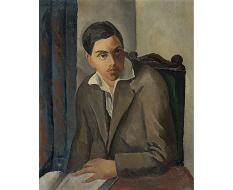 Adolphe Feder (Aizik Feder, dit) (Russian, 1885-1943)Portrait de Lucien Chalit signed 'Feder' (lower right)oil on canvas72 x 