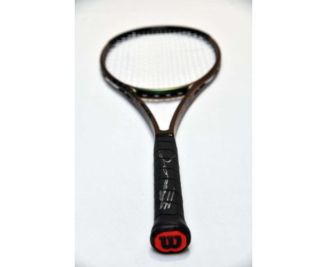 Emma Raducanu: Wilson Blade Racket Signed
 
A truly remarkable item of tennis memorabilia a Wilson Blade racket signed during