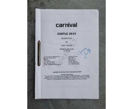 Downtown Abbey: Shooting Script (FINAL EVER Episode) signed by Jeremy Swift
Jeremy Swift plays Septimus Spratt butler to Viol