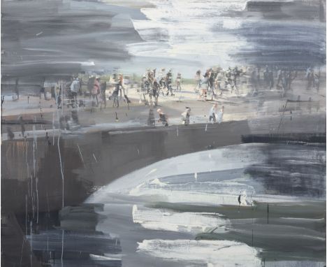 Matthew Radford,&nbsp;British b.1953 -&nbsp;Metropolitan Three, 1990-91;&nbsp;oil on canvas, signed, titled and dated on the 
