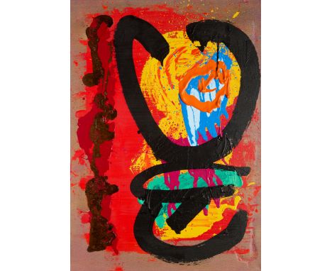 John Hoyland RA,&nbsp;British 1934-2011 -&nbsp;Visit 18.10.93, 1993;&nbsp;acrylic on canvas, 86 x 60 cm (ARR)&nbsp;Provenance
