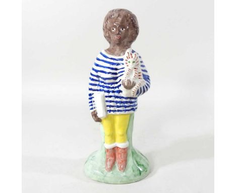 ARR Grayson Perry, CBE, RA, b1960, NHS Key Worker, a Staffordshire pottery figure, impressed marks, 27cm high, produced for G