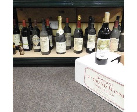 A collection of vintage red wine, together with a near case of Du Grand Mayne and other various bottles