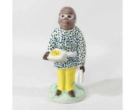ARR Grayson Perry, CBE, RA, b1960, Key Worker, a Staffordshire pottery figure, impressed marks, 26cm high, produced 2021, exc