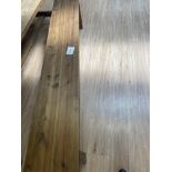 2 x 210cm Wooden Benches