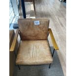 Tan Leather Arm Chair