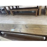 4 x 185cm Wooden Benches