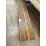 2 x 184cm Wooden Benches
