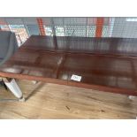 2 x 190cm x 47cm Wooden Narrow Tables