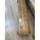184cm Wooden Bench